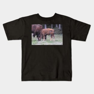 Adolescent Bison Kids T-Shirt